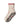 Spot Heart Crew Pilates Grip Sock - Red