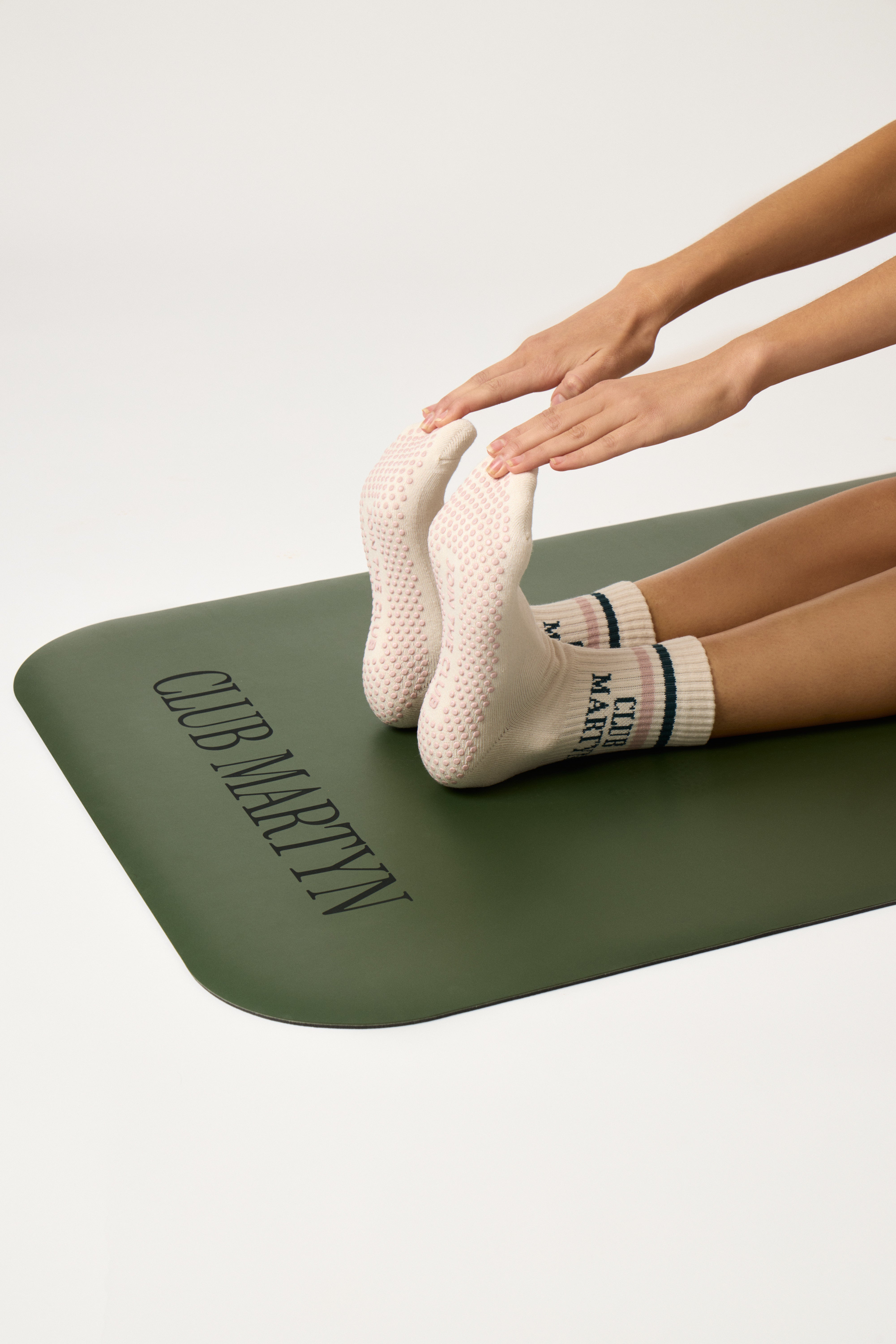 Curve Edge Yoga and Pilates Mat - Khaki
