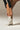 Spot Heart Crew Pilates Grip Sock - Red