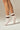 Retro Crew Pilates Grip Sock - Pink/Brown