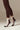 Double Stripe Crew Grip Sock - Chocolate Brown