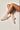 Gingham Crew Pilates Grip Sock - Pink