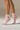 Evil Eye Heart Pilates Grip Sock - Pink