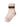 Retro Crew Pilates Grip Sock - Pink/Brown
