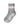 Retro Crew Pilates Grip Sock - Grey Pink