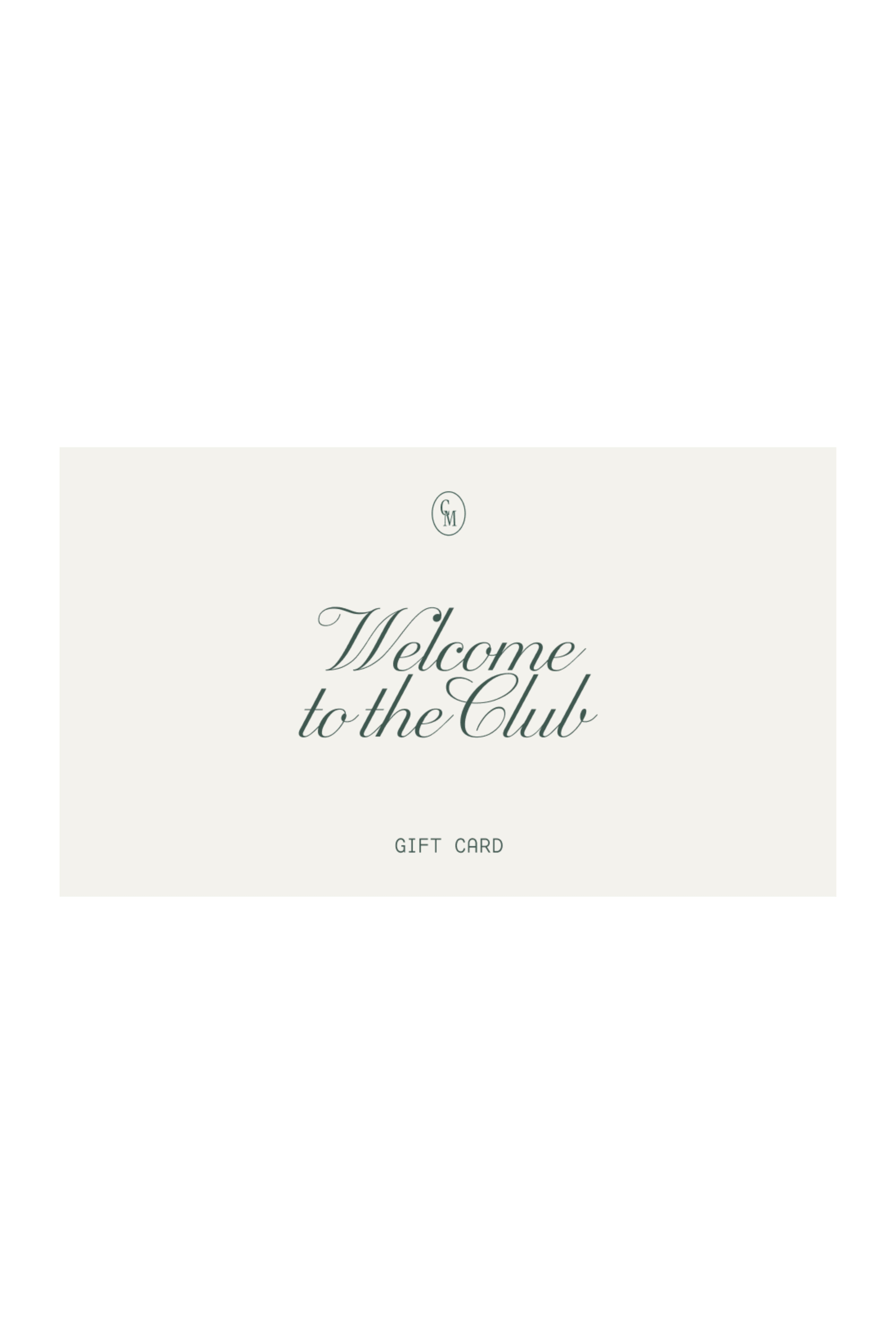 Club Martyn Gift Card