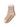 Fine Check Crew Pilates Grip Sock - Brown