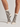 Leopard Crew Pilates Grip Sock - Beige