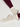 Scallop Crew Pilates Grip Sock - Beige Spot