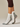Double Stripe Crew Grip Sock - Grey